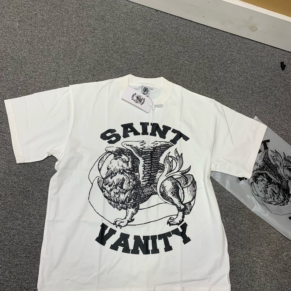 Saint Vanity White Graphic T-Shirt